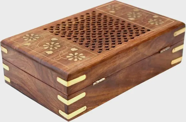 Handcrafted Wooden Pietra Dura - personalised corporate gift