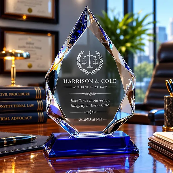Crystal Award - personalised corporate gift