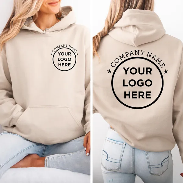 Logo And Name Hoodie - personalised corporate gift
