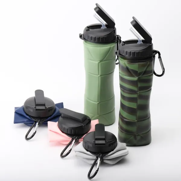Collapsible Silicon Bottle - personalised corporate gift