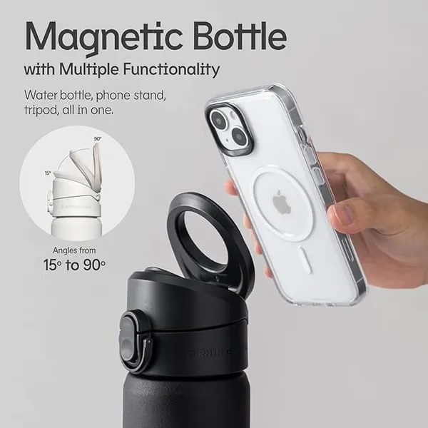 Water Bottle With Phone Stand - personalised corporate gift
