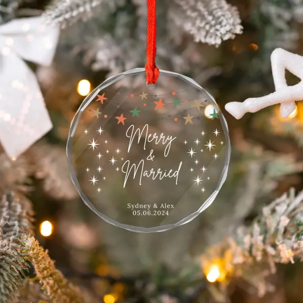 Christmas Acrylic Ornament2 - personalised corporate gift