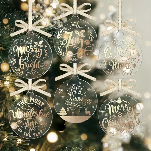 Christmas Acrylic Ornament4 - personalised corporate gift