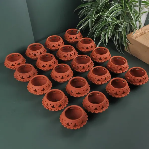 Terracota Lamp - personalised corporate gift