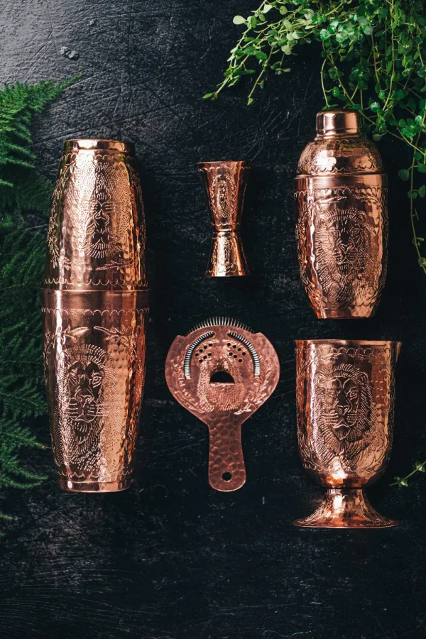 Copper Bar Set - personalised corporate gift