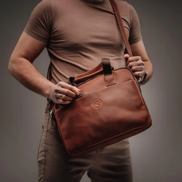 Leather Bags - personalised corporate gift