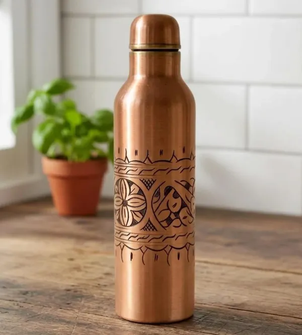 Printed Copper Bottle - personalised corporate gift