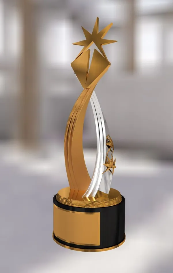 Brass Trophy Category - personalised corporate gift