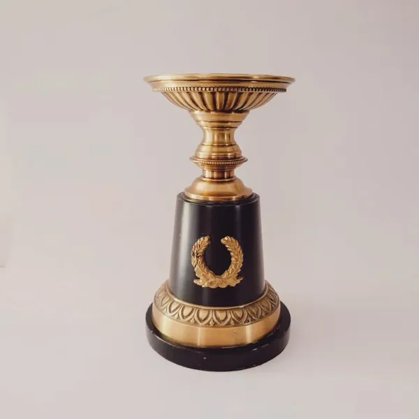 Unique Brass Trophy - personalised corporate gift