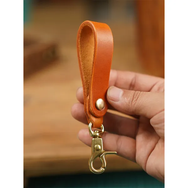 Leather Key Chain - personalised corporate gift