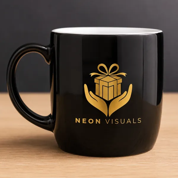 Neon Logo Mug - personalised corporate gift