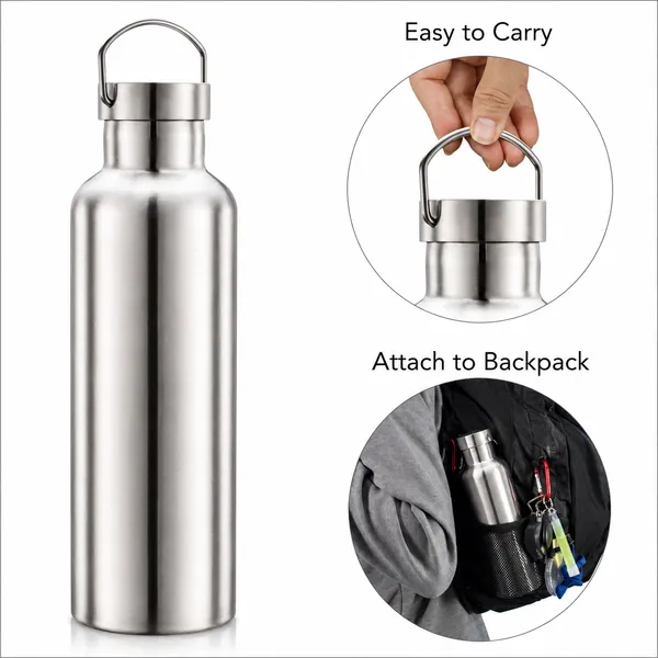 Normal Silver Bottle - personalised corporate gift