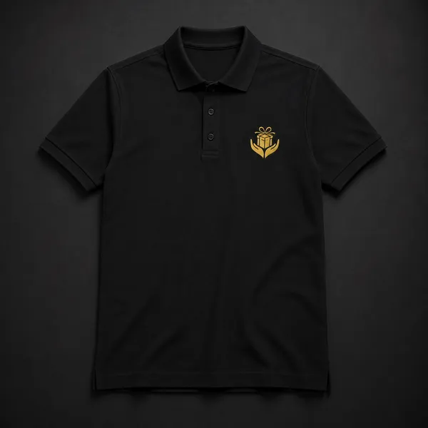 Normal Logo Print Polo - personalised corporate gift