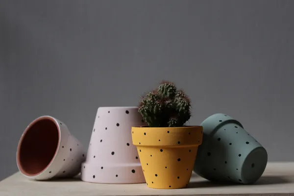 Terracota Planter Hand Painted - personalised corporate gift